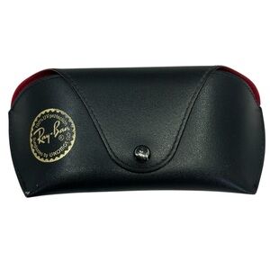 Ray-Ban Sunglasses Eyeglasses Case Soft Shell Felt Lined Black